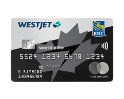 WestJet RBC World Elite Mastercard - RBC Travel credit card
